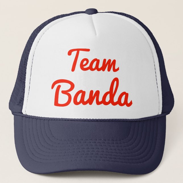 Gorra De Camionero Equipo Banda (Anverso)
