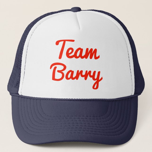 Gorra De Camionero Equipo Barry (Anverso)