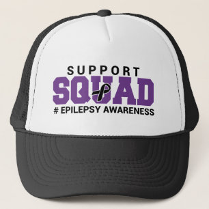 Gorra De Camionero Equipo de Apoyo para la Conciencia de la Epilepsia