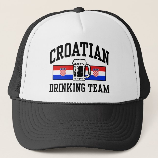 Gorra De Camionero Equipo de bebidas de Croacia (Anverso)