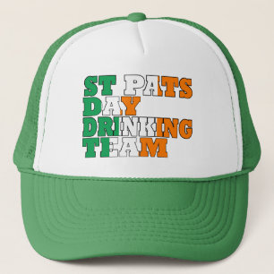 Gorra De Camionero Equipo de bebidas del día de San Pats
