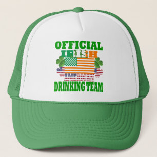 Gorra De Camionero Equipo de bebidas irlandés-americano
