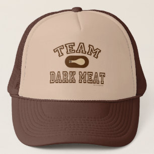 Gorra De Camionero Equipo de carne oscura en el día de Acción de Grac