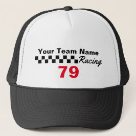 Gorra De Camionero Equipo de Carreras