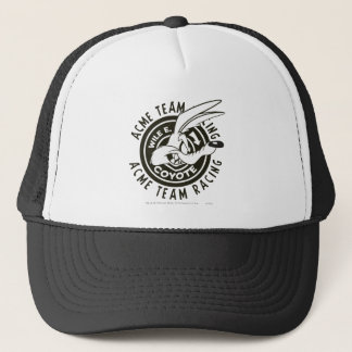 Gorra De Camionero Equipo de carreras Acme de Wile E. Coyote B/N