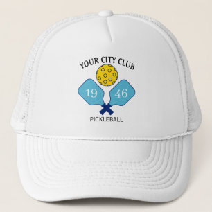 Gorra De Camionero Equipo de Club de Pickleball Regalo Personalizado 