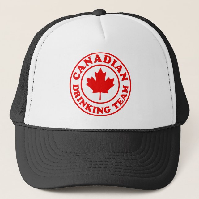 Gorra De Camionero Equipo de consumición canadiense (Anverso)
