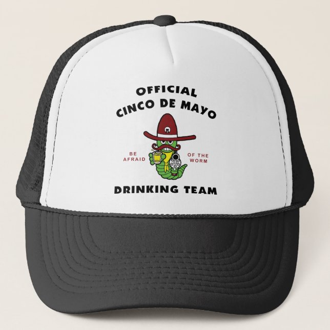 Gorra De Camionero Equipo de consumición de Cinco de Mayo (Anverso)