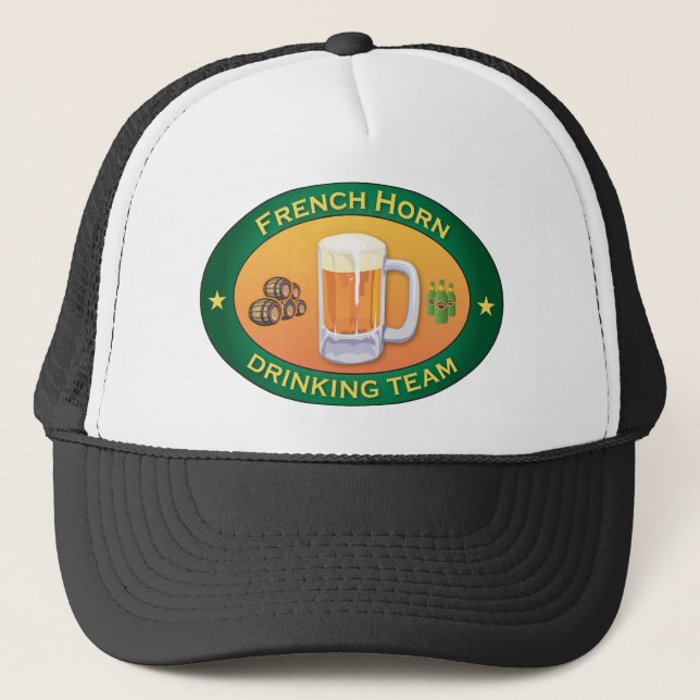 Gorra De Camionero Equipo de consumición de la trompa (Anverso)
