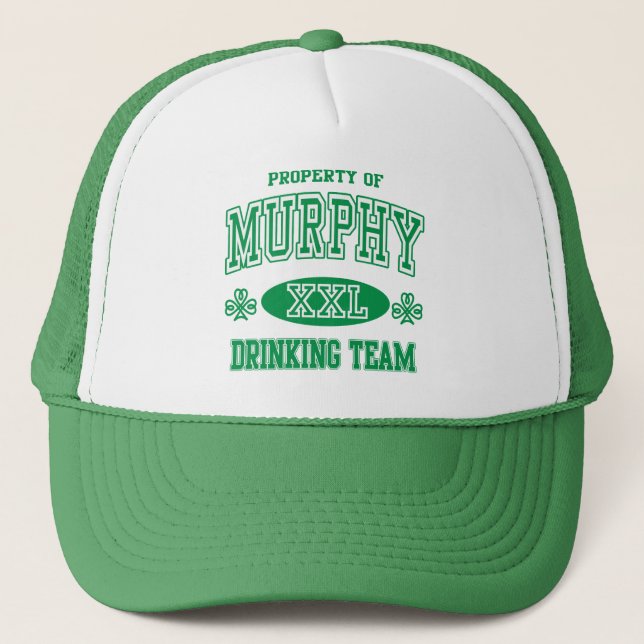 Gorra De Camionero Equipo de consumición del irlandés de Murphy (Anverso)