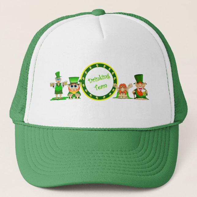 Gorra De Camionero Equipo de consumición irlandés (Anverso)