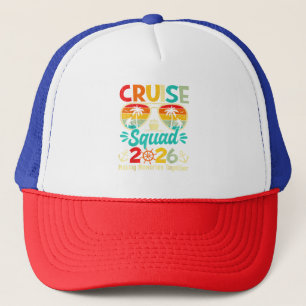 Gorra De Camionero Equipo de crucero vacaciones de verano 2026 famili