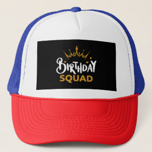 Gorra De Camionero Equipo de Cumpleaños Fiesta Familiar Divertida Coi