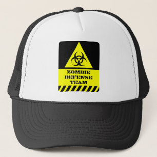 Gorra De Camionero Equipo de defensa del zombi