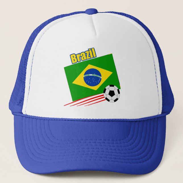 Gorra De Camionero Equipo de fútbol brasileño (Anverso)