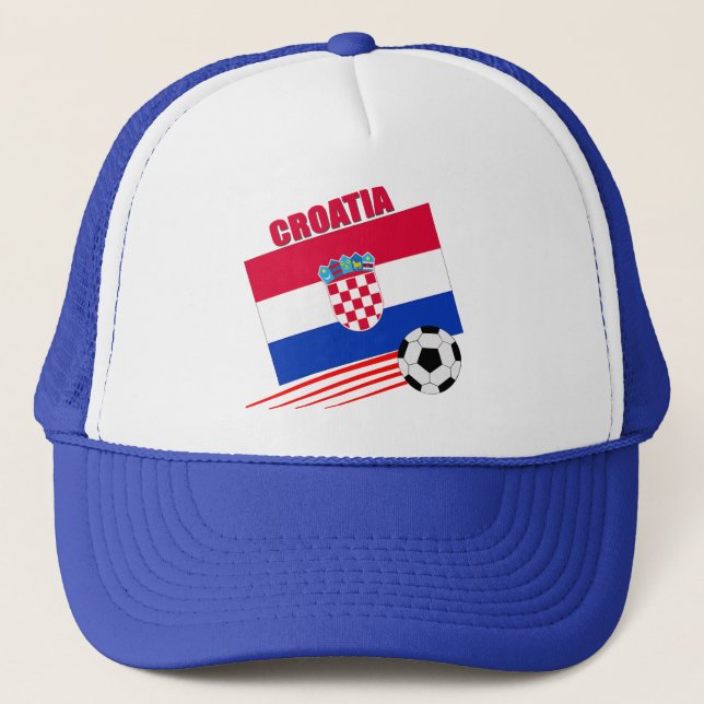 Gorra De Camionero Equipo de fútbol de Croacia (Anverso)
