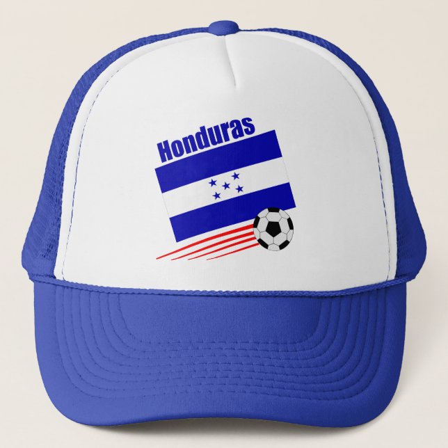 Gorra De Camionero Equipo de fútbol del Honduran (Anverso)