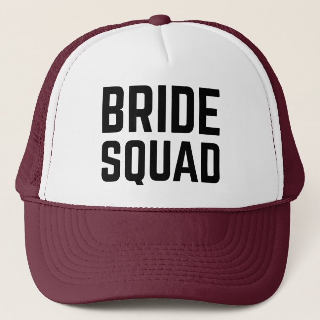 Gorra De Camionero Equipo de la Novia (Anverso)