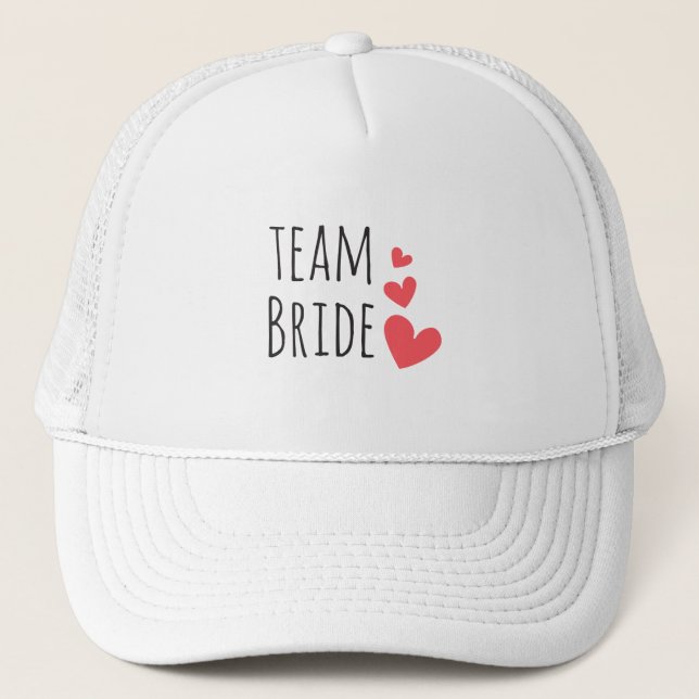 Gorra De Camionero Equipo de la Novia (Anverso)