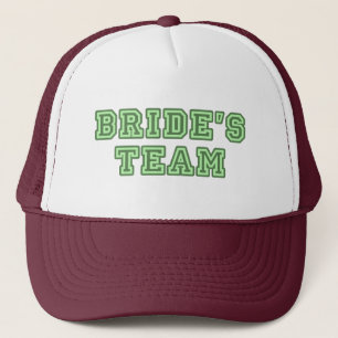 Gorra De Camionero Equipo de la Novia - Texto Universitario