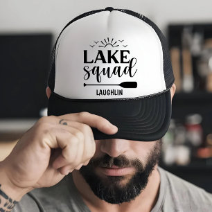 Gorra De Camionero Equipo de lago personalizado Vibes Vacaciones Camp