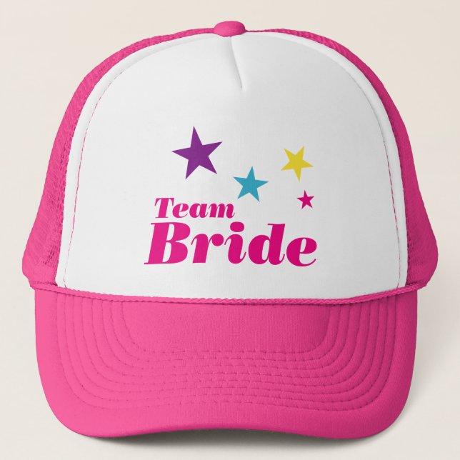 Gorra De Camionero Equipo de novias (Anverso)