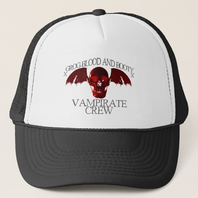 Gorra De Camionero Equipo de Vampirate (Anverso)
