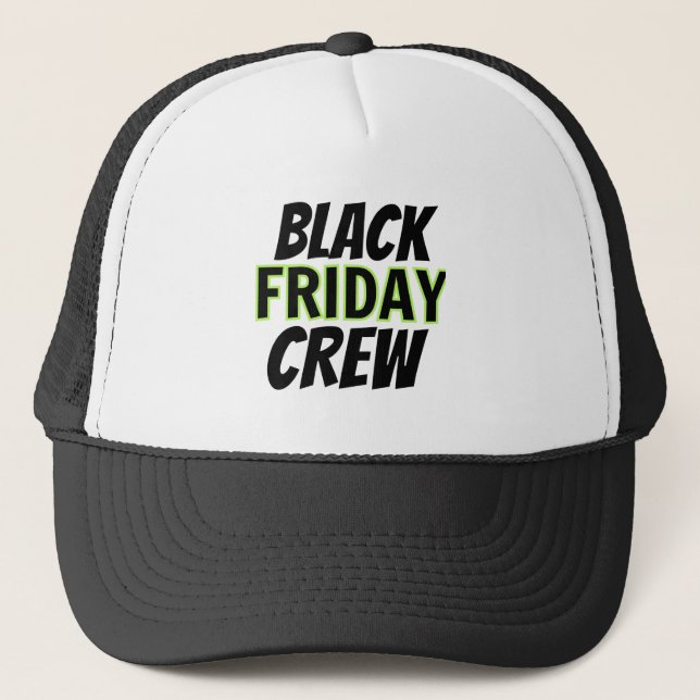Gorra De Camionero Equipo del Viernes Negro (Anverso)