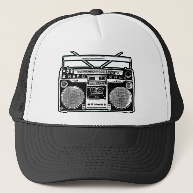 Gorra De Camionero Equipo estéreo portátil (Anverso)
