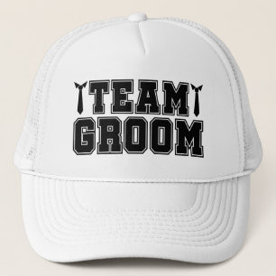 Gorra De Camionero Equipo genial del novio fiesta de boda