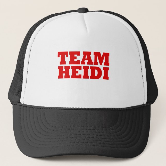 Gorra De Camionero Equipo Heidi (Anverso)