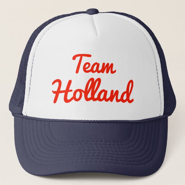 Gorra De Camionero Equipo Holanda (Anverso)