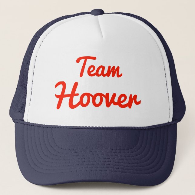 Gorra De Camionero Equipo Hoover (Anverso)