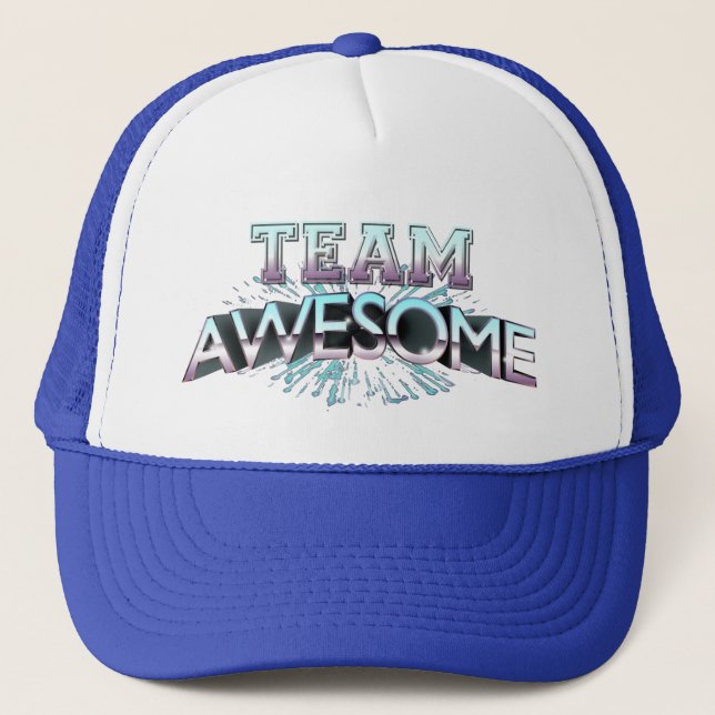 Gorra De Camionero Equipo impresionante (Anverso)