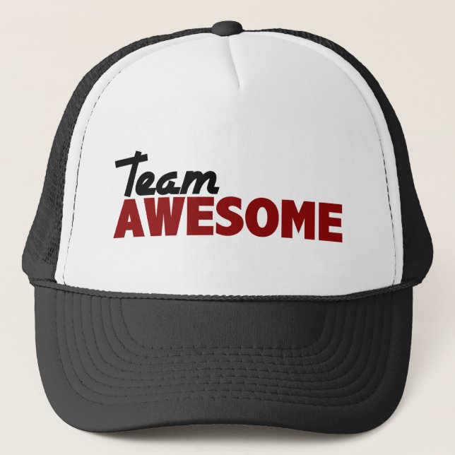 Gorra De Camionero Equipo impresionante (Anverso)