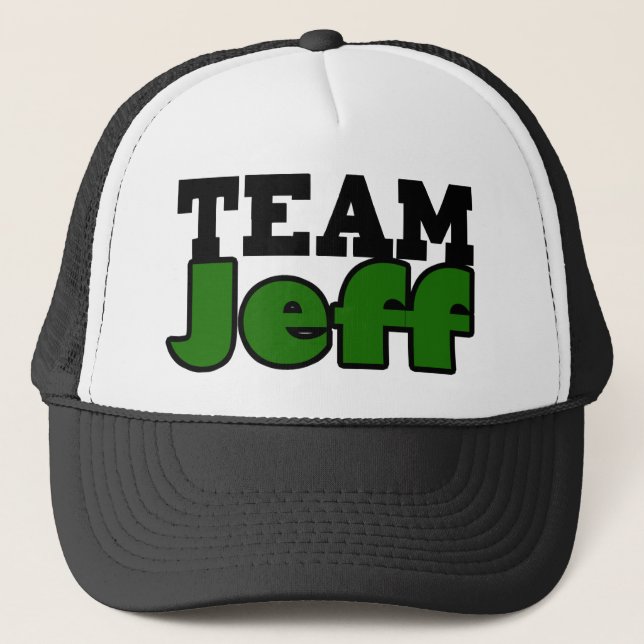 Gorra De Camionero Equipo Jeff (Anverso)