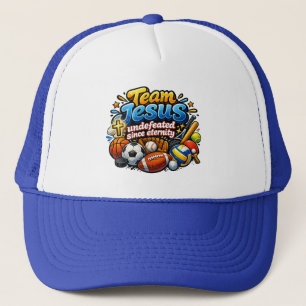Gorra De Camionero Equipo JESÚS invicto desde la eternidad - Cristian