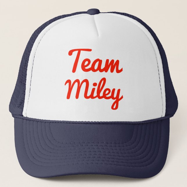 Gorra De Camionero Equipo Miley (Anverso)