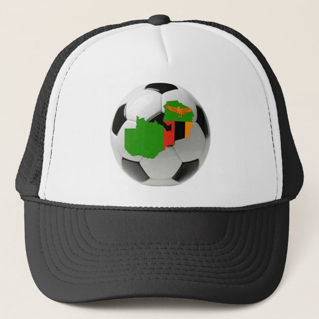 Gorra De Camionero Equipo nacional de Zambia (Anverso)