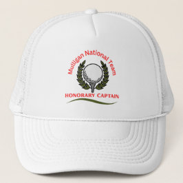 Gorra De Camionero "Equipo Nacional Mulligan, Capitán Honorario" Golf