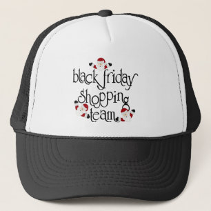 Gorra De Camionero Equipo negro de las compras de viernes