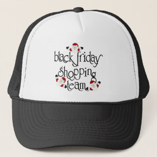 Gorra De Camionero Equipo negro de las compras de viernes