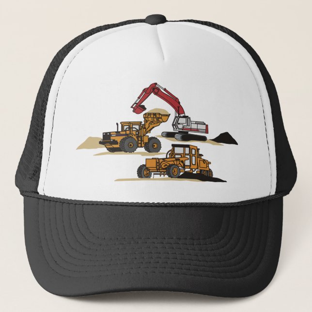 Gorra De Camionero Equipo pesado (Anverso)