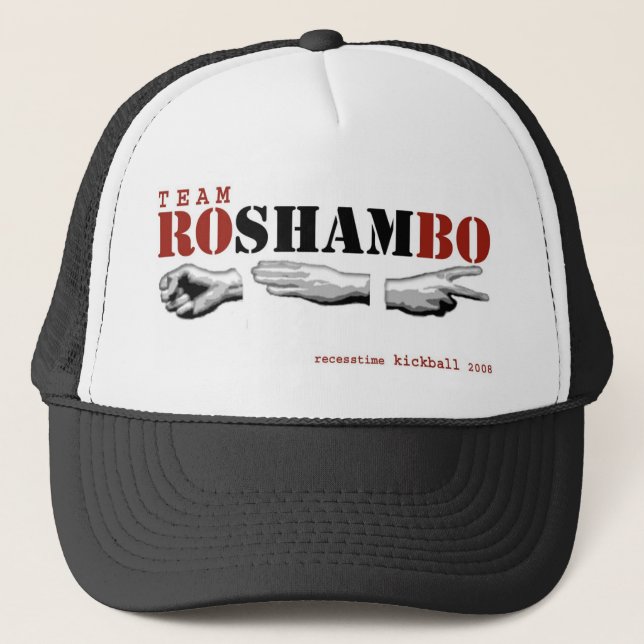 Gorra De Camionero Equipo RoShambo (Anverso)