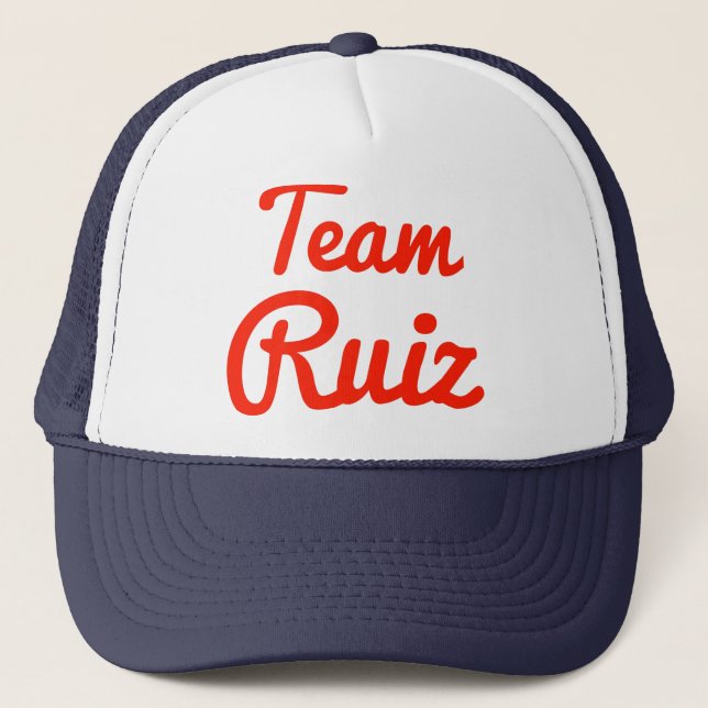 Gorra De Camionero Equipo Ruiz (Anverso)