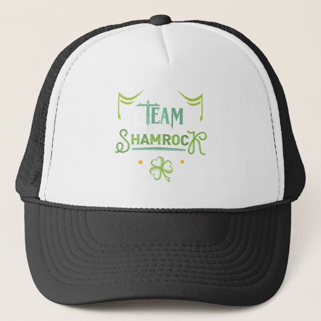Gorra De Camionero Equipo Shamrock (Anverso)