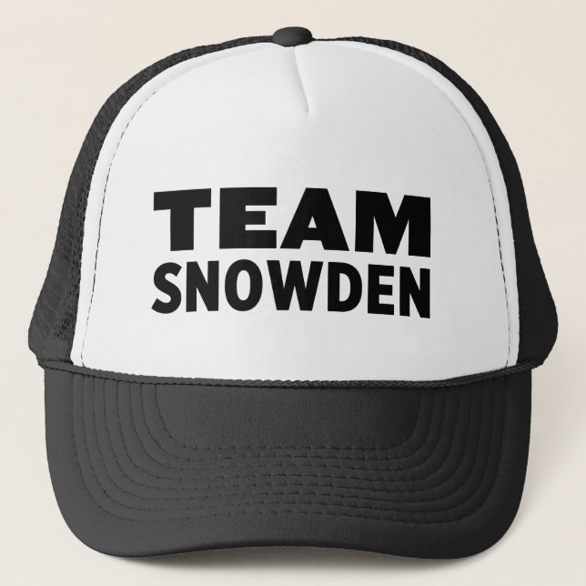 Gorra De Camionero Equipo Snowden (Anverso)