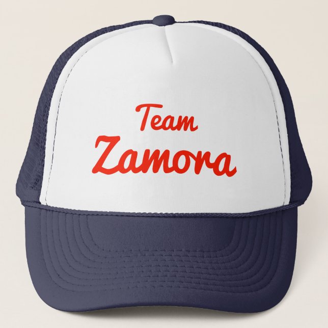 Gorra De Camionero Equipo Zamora (Anverso)