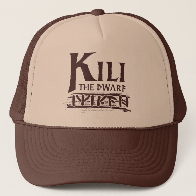 Gorra De Camionero Erebor - Nombre Kili (Anverso)
