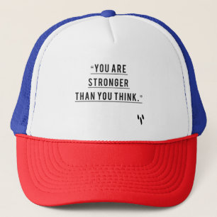 Gorra De Camionero Eres más fuerte de lo que crees un gorrón de camio